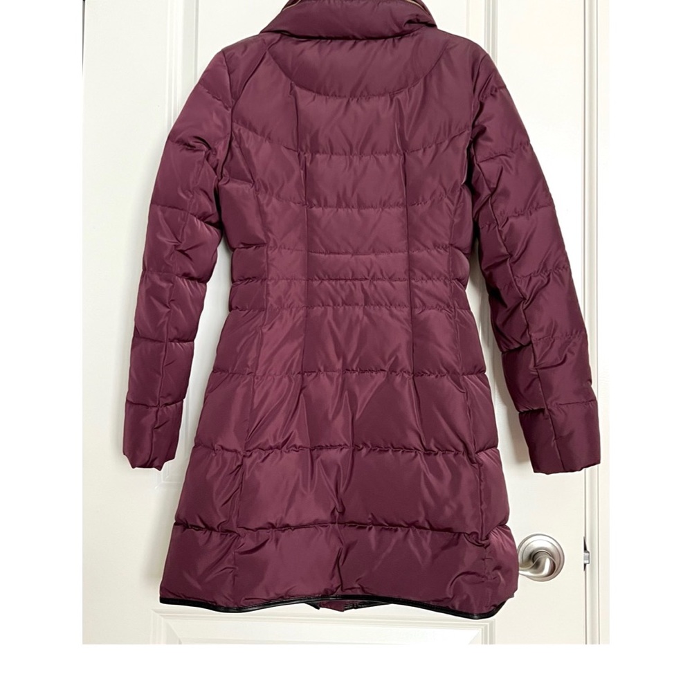 NWT $275 Cole Haan Puffer Jacket PXS Petite XS Burgundy NEVER WORN - Picture 16 of 16